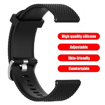 Silikonski Šport Pašček za Zapestje Pametna Zapestnica Watch Band Zamenjava z Sponka, Velikost S/L za Velikost Polar Vžgejo Smartwatch