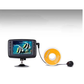 Podvodni Video Ribolov kamer 8 Belih Led 15M HD 600TVL Ribe Fotoaparat S Prenosnimi 3,5-palčni TFT LCD zaslon, Fish Finder