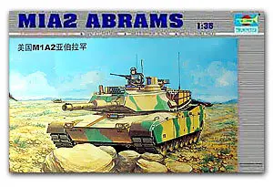 Prvi trobentač deloval 1/35 obsega tank modeli 00337 M1A2 Abrams glavni bojni tank
