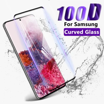 100D Screen Protector for Samsung Galaxy Note 20 Plus Opomba 20 Ultra 5G Polno Ukrivljeni Film za Samsung note 20 plus, Kaljeno Steklo