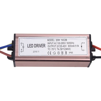 20W LED Driver Power Converter Konstantnim tokom Voznik Nepremočljiva Transformator