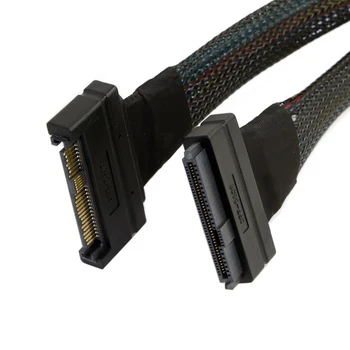 50 cm U. 2 U2 SFF-8639 NVME PCIe SSD Kabel Moški Ženski Podaljšanje 68pin 0,5 M