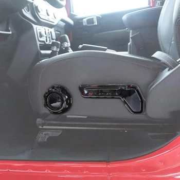 Avto Glavno gonilo Sedež Nazaj Prilagoditev Dekoracijo Krog Kritje za leto 2018 2019 Jeep Wrangler JL ABS, Črna