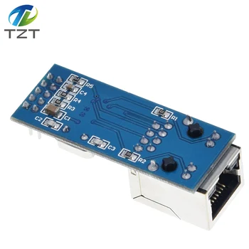 TZT mini ENC28J60 LAN Ethernet Omrežja Odbor Modul 25MHZ Kristalno AVR 51 LPC 3.3 V
