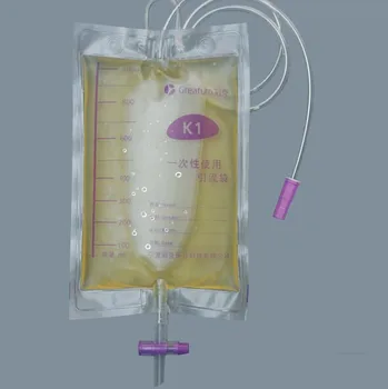 1000ml za enkratno uporabo Debele odvajanje urina vreča ne backflow urina zbirka vrečko Inkontinenca urina drenažo vrečko