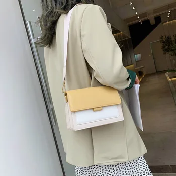 Mini Usnje Crossbody Torbe Za Ženske 2019 Zelena Verige Ramenski Messenger Bag Lady Potovalne Torbice in Torbe Cross Body Bag