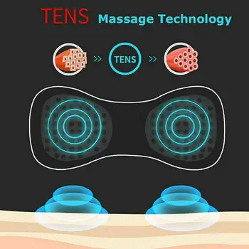 Mini Masaža Telesa Obliž Polnjenje Massager Prenosni Masaža Nalepke Vratu Nalepke Vratnega Vretenca Fizioterapija Instrument