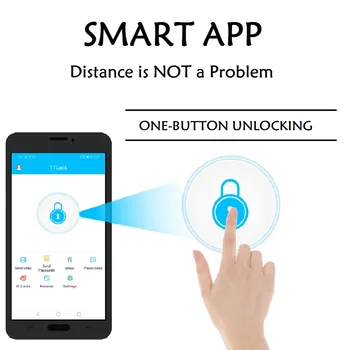 Bluetooth APLIKACIJO elektronske smart zaklepanje vrat, RFID kartice digitalni geslo & tipka za dostop za dom in hotel airbnb ali apartma