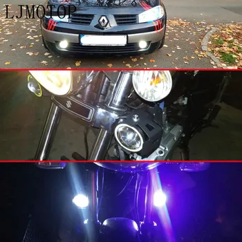 125W Motocikel Smerniki 3000LM Nizko Žarka Flash U7 svetlobe LED pomožni Za Yamaha WR450 SEROW 225 SEROW 250 TTR125 TTR250