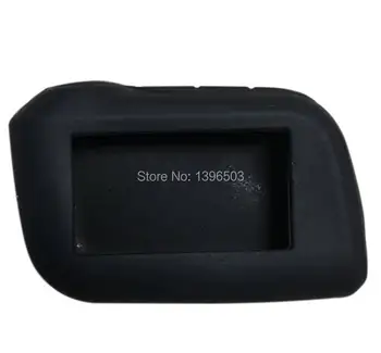 Debelo Silikonski Tipko Primeru za ruske dvosmerni Avtomobilski Alarm LCD zaslon, Daljinski upravljalnik Keychain Starline A93 A63 Ključni Fob Verige