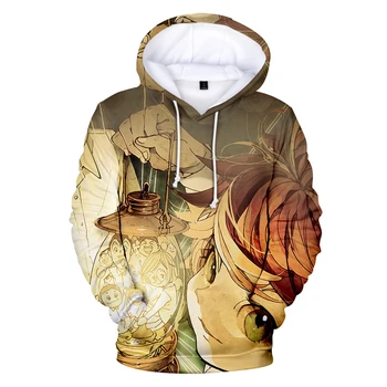 Vroče Je Obljubil Neverland 3D Hoodies Moški/Ženske Padec Moda za Moške Hoodie Tiskanje Obljubil Neverland Sweatshirts