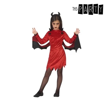 Kostum za Otroke Ženski demon, Rdeča (3 Kos)