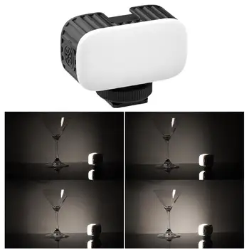 Za Ulanzi VL30 5600K Mini Fotoaparat, Mehko Fill Light LED Video Luč Z Hladno Čevelj za Fotografijo Vlog Video Selfie Ličila Baterije