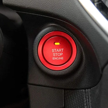 Motorja brez ključa Potisnite Gumb Start, Z/Okoliških Obroč Trim Združljiv Združljiv za Subaru