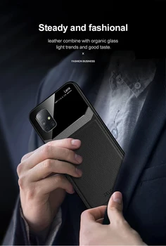 Ohišje Za Samsung Galaxy A51 A71 Primeru PU Usnje Shockproof Odbijača Telefon Primerih Za Samsung Galaxy M21 m30S m 21 30-ih Zadnji Pokrovček