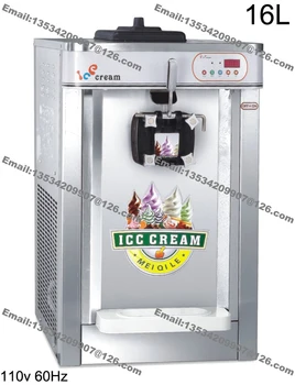 16 L Točilne Komercialne iz Nerjavečega Jekla 110v 60Hz Električni Soft Sladoled Maker Stroj z 1 Okus