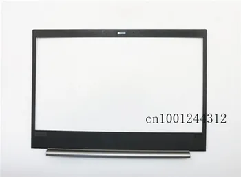 Nov Original Za Lenovo ThinkPad E480 E485 E490 E495 Lcd Sprednji Plošči Pokrov Prednji Primeru 01LW155 01LW156 ČRNA/srebrna