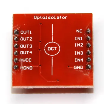 10pcs/veliko A87 4 cest Optocoupler izolacije modul visoka-nizka stopnja razteznosti odbor elektronskih gradnikov za Arduino
