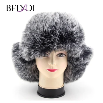 BFDADI 2020 ruske umetno usnje bomber klobuk moške zimske kape z naušniki trapper earflap skp človek klobuki Brezplačna Dostava