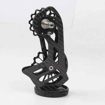 Bicycle Carbon Fiber Ceramic Rear Derailleur 17T Pulley Guide Wheel for SHIMANO R8000 R8050 8070 Bicycle Accessories