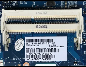Visoko kakovost ZA HP Probook 4430s 4330S Prenosni računalnik z Matično ploščo 646326-001 HM65 PGA988B DDR3 Popolnoma Testirane