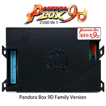 2019 Pandora Polje 9d 2500: 1 Družinsko različico odbor podporo 3d igre Za konzolo arkadnih strojev 3P 4P igra usb connect gamepad