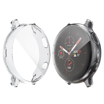 1PC Electroplate TPU Zaščitna torbica Polno Kritje Mehko Watch Primeru Smart Dodatki Za Samsung Galaxy Watch Aktivna 2 40 44 mm