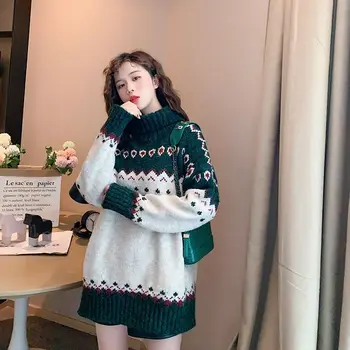 JXMYY 2020 novo korejska različica majhna dišava jakna zelo vila pulover ženske zimske debel zunanji obrabe leni