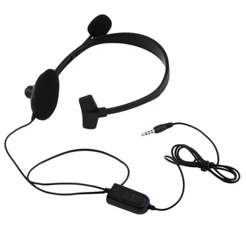 3,5 mm Enem Ušesu, Žično Gaming Slušalke Z Mikrofonom Hifi Stereo Bas Slušalke Hrupa Preklic Slušalke Za PS4 Z VOL Playstation