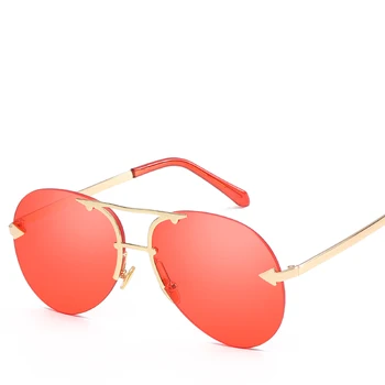 Srčkan seksi sončna očala ženske 2018 luksuzne blagovne znamke rdeče Ocean objektiv rimess poletje, sonce očala moda vožnje odtenki oculos de sol uv400