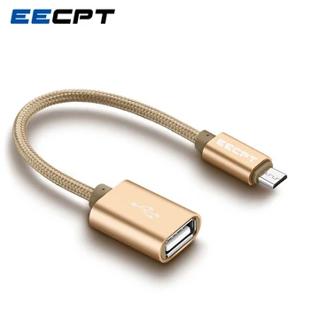 EECPT USB, Micro USB OTG USB Adapter za Hitro Polnjenje Podatkov Polnilnik OTG Kabel Pretvornik za Pametni telefon Samsung Xiaomi LG Huawei