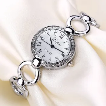 LVPAI Quartz uro Ženske Luksuzni Zlitine наручные часы Vente Chaude De Mode De Luxe Femmes Montres Zapestnica Montre Moda Pazi