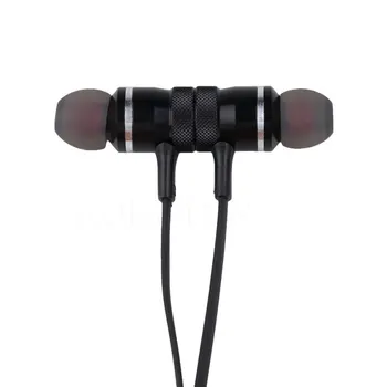 Kebidu Moda Bluetooth Kovinskih Športnih Teče Slušalke SweatProof Magnetni Slušalke Brezžične Stereo Slušalke