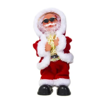 Santa Claus Ples, Petje, Glasbo, Igrače, Pliš Srčkan Božič Lutke Električni Plezalno Lestev Saksofon Kitara Igrače