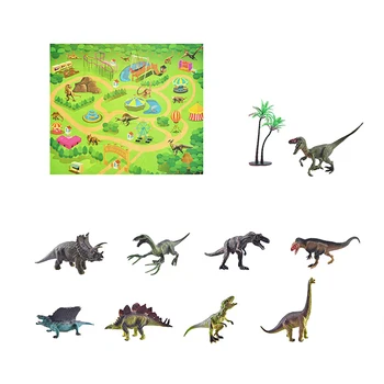 Jurassic Svetu Simulirani Tyrannosaurus Dinozaver Modeli Z 1 Zemljevid 5 Kokos Božična Darila Za Otroke