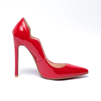 2020 nov 12 cm, vitek stilettos za ženske - pointy plitvo seksi čevlji za ženske - črna, visoke pete za ženske