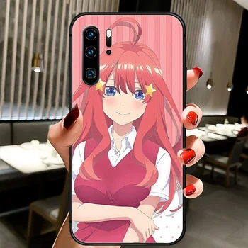 Anime Nakano Itsuki Telefon Primeru Zajema Trup Za Huawei P8 P9 P10 P20 P30 P40 Lite Pro Plus Smart Z 2019 black Funda Slikarstvo Celic