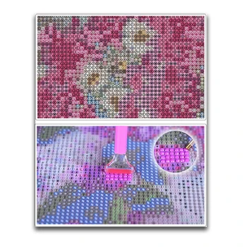 DIY Diamond Slikarstvo Navzkrižno Šiv Robin ptic sadje pokrajino Needlework Doma Dekor Polno Nosorogovo Mozaik 5D Diamond Vezenje