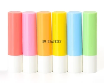 1000Pcs/Veliko Praznih Osnovne balzam za ustnice cev Candy barve Šminke posodo za ustnice pomade embalaža DIY Kozmetični Orodje na debelo