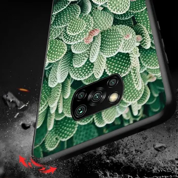 Kaktus rastlin cvet Za Xiaomi Mi 11 10T Opomba 10 Poco X3 NFC M2 X2 F2 C3 M3 Igrajo Mešanico 3 A2 8 Pro Lite Primeru Telefon
