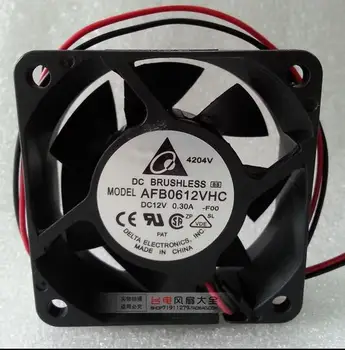 Delta 6025 12V 0,3 AFB0612VHC 6 CM 60*60*25 MM 2 line double ball fan