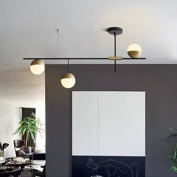 Postmoderni razkošje svetlobe dnevna soba lučka oblikovalec matica ustvarjalne osebnosti, vila, restavracija stekleno kroglo obesek luči