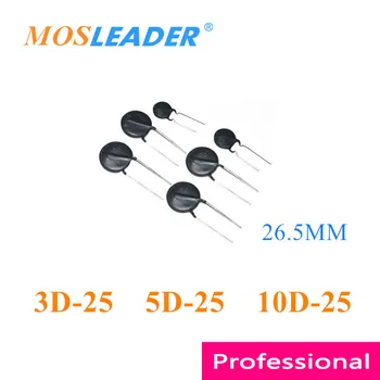 Mosleader 200PCS DIP NTC Thermistor 3D-25 5D-25 10D-25 26,5 MM 3D25 5D25 10D25 Kitajski 3D25-R01 5D25-R01 10D25-R01
