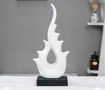 Minimalističen keramični srečen fire design doma dekor obrti soba dekoracijo urad porcelan figurice poročno dekoracijo predmetov