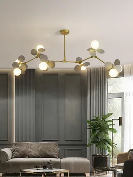 Nordijska led kamen hanglamp viseče luči svetilka suspendu komercialni razsvetljave lestenec, jedilnico, spalnica, dnevna soba