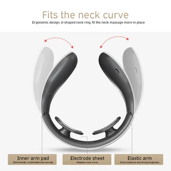 4D Smart Vratu in Nazaj Impulz Massager Električni Vratu in Ramen Masaža Pralni Vratnega Vretenca se Sprostite Lajšanje Bolečin Orodja
