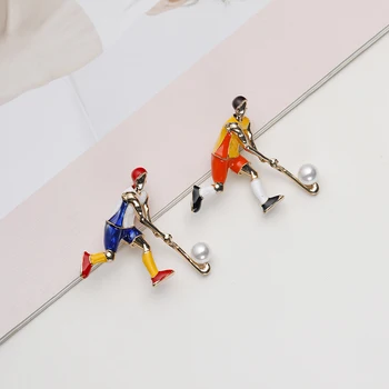 CINDY XIANG Nove Olimpijske Igre Hokej Šport Broška Ustvarjalno Oblikovanje Modnih Zatiči Značke 2 Barvah na Voljo Dobro Darilo