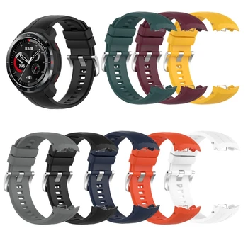 Zamenjava Šport Silikonski Watch Band Zapestje Traku za -Huawei Honor GS Pro Pametno Gledati Nastavljiv Watchbands