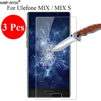 3 Kos/Veliko 9H 2.5 D, Kaljeno Steklo Screen Protector Za Ulefone MIX / MIX S MixS 5.5