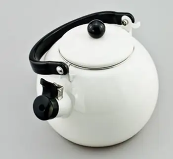 1.4 L Emajl grelnik vode dinerware čajnik kuhinja orodja žvižganje grelnik vode samovar električni grelnik vode tetera
